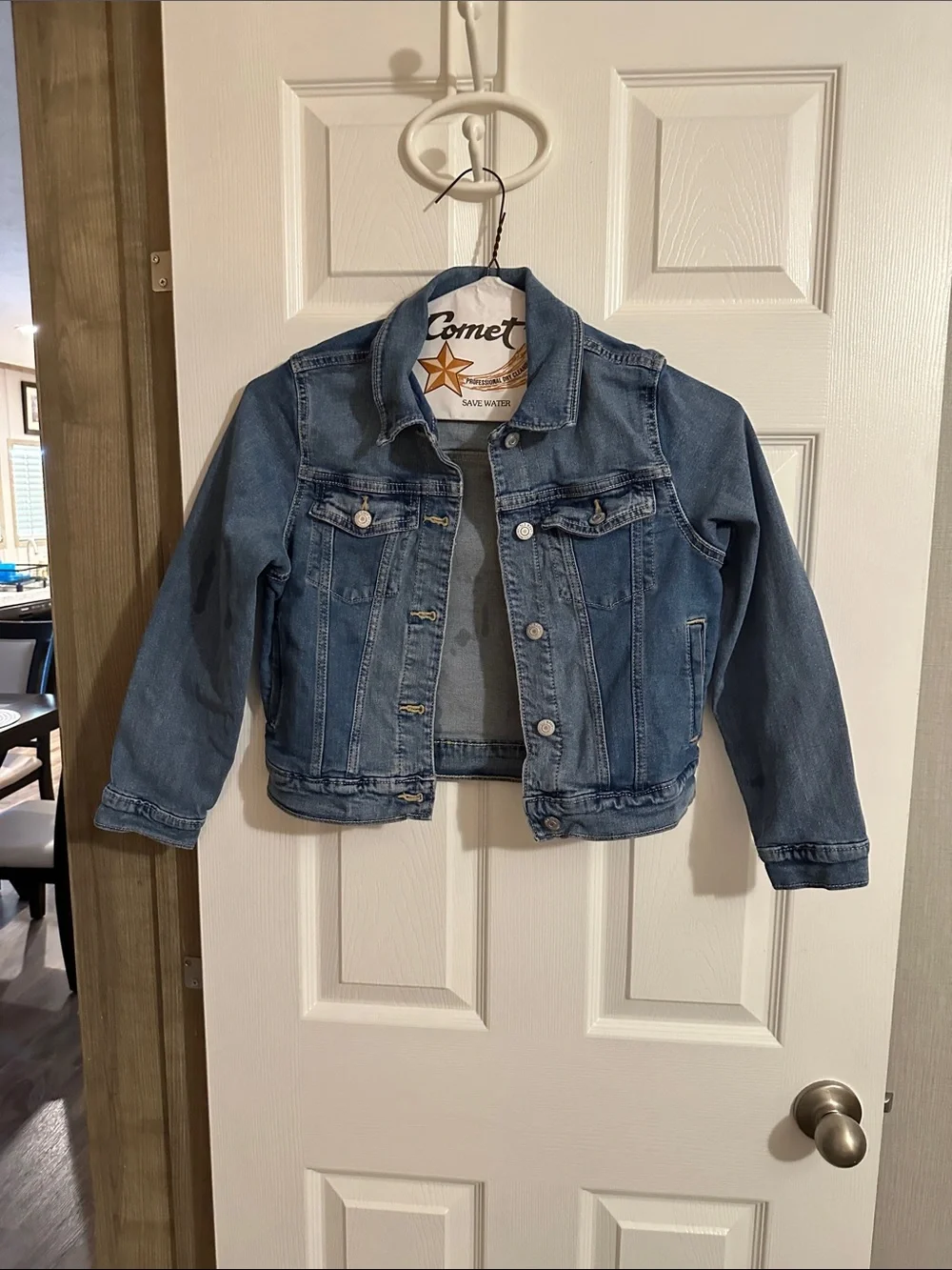 Old Navy Light Blue Kids' Denim Trucker Jacket